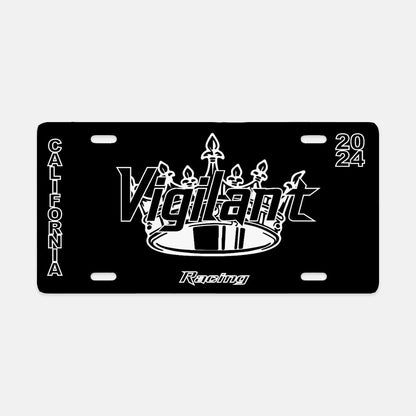 Vigilant Racing License Plate